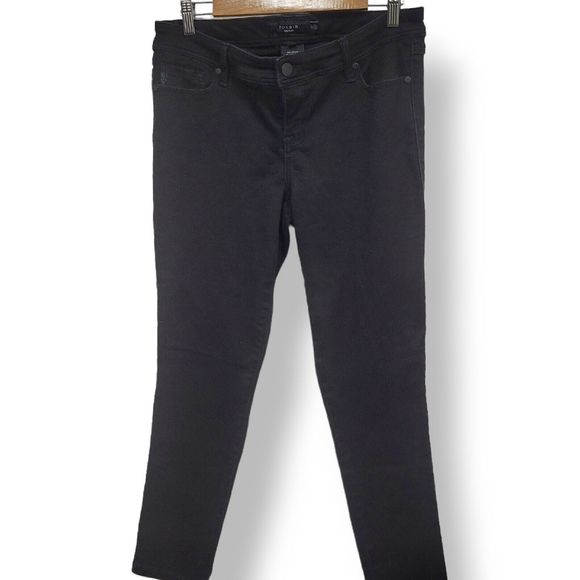 Torrid Denim Womens Size 12 Black Pants Stretch 69% Cotton 29% Polyester - Picture 2 of 5